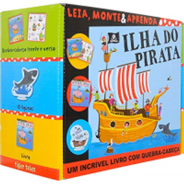 Livro Ilha do Pirata: Leia - Monte e Aprenda - Márcia Duarte Companhone na Amazon
