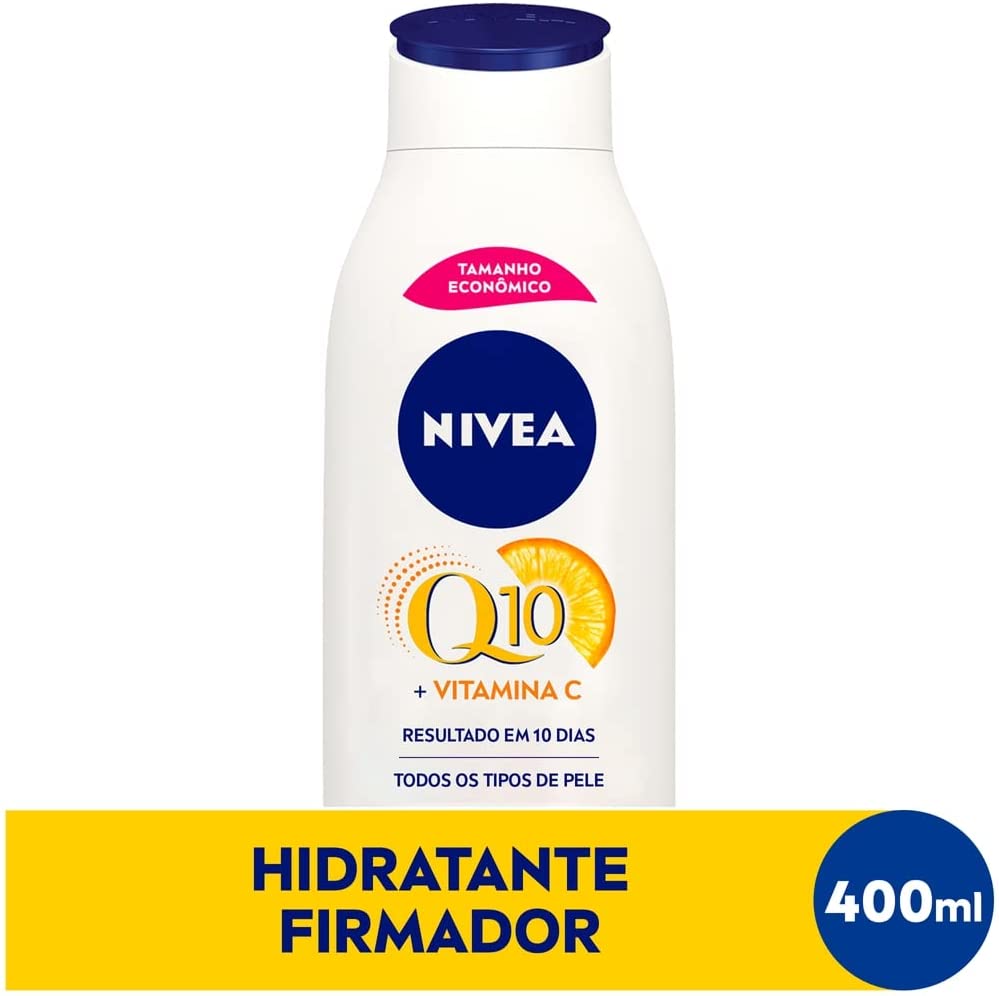Hidratante Desodorante NIVEA Firmador Q10 + Vitamina C Todos os Tipos de Pele 400ml, Nivea na Amazon