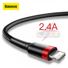 Cabo USB Para Iphone 2.4a Baseus na Aliexpress