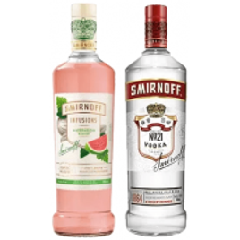 Combo Vodka Smirnoff Infusion Watermelon + Vodka Smirnoff 998ml na The Bar - Diageo