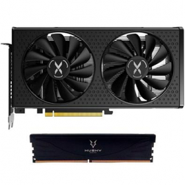 Kit Placa de Vídeo XFX Speedster SWFT 210 AMD Radeon RX 6600 8GB GDDR6  Memória Husky Avalanche 8GB 3200Mhz DDR4 na KaBuM!