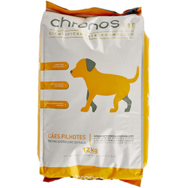 Ração Chronos Pet Super Premium para Cães Filhotes de Raças Pequenas Sabor Frango 12kg na Amazon