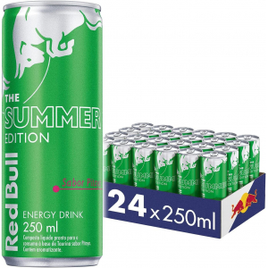 Energético Red Bull Energy Drink - Summer Pitaya - 250ml (24 latas) na Amazon
