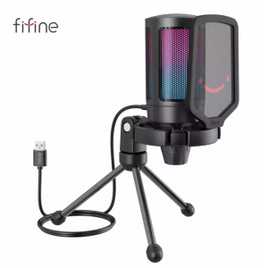 Microfone condensador USB-C Fifine na Aliexpress