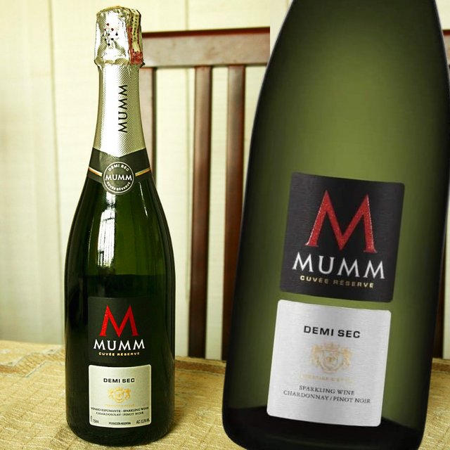 Espumante Mumm Demi Sec, 750 ml na Amazon