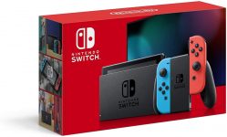 Console Nintendo Switch 32GB + Controle Joy-Con Neon Azul e Vermelho. na Shop Fácil - loja de multiprodutos