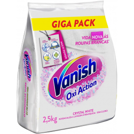 Tira Manchas em Pó Vanish Crystal White Oxi Action 2,5kg na Amazon