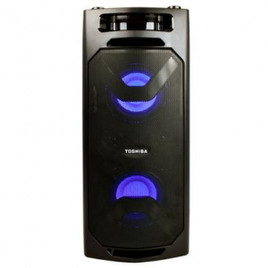 Caixa de Som Torre Toshiba Bluetooth Rádio FM 50W RMS - TY-ASC50 na KaBuM!
