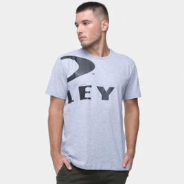 Camiseta Oakley Big Ellipse Masculina - Cinza Claro na Netshoes