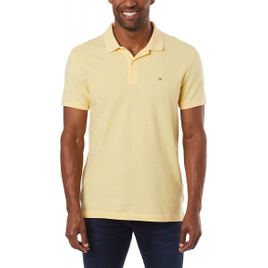 Camisa Polo Slim Básica Calvin Klein Masculino Amarelo na Amazon