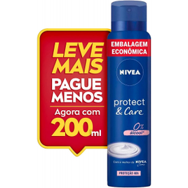 Desodorante Nivea Antitranspirante Aerosol Protect & Care 200ml na Amazon