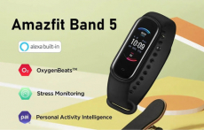 Relógio Smartwatch Amazfit Band 5 Smartband com Alexa e Oximetro (Midnight Black) na Amazon
