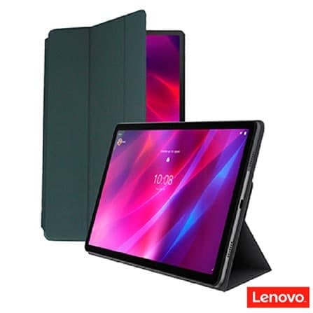 Tablet Lenovo Tab P11 Plus Grafite com 11″, Wi-Fi, Android 11, Octa-Core e 64GB com Capa na Fastshop