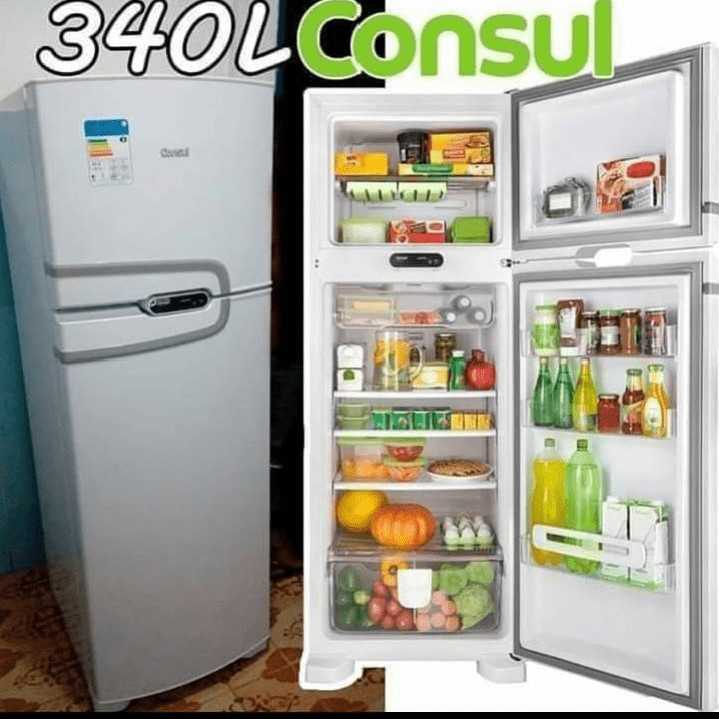 Geladeira/Refrigerador Consul Duplex Frost Free 340 litros CRM39 Branca na Shoptime