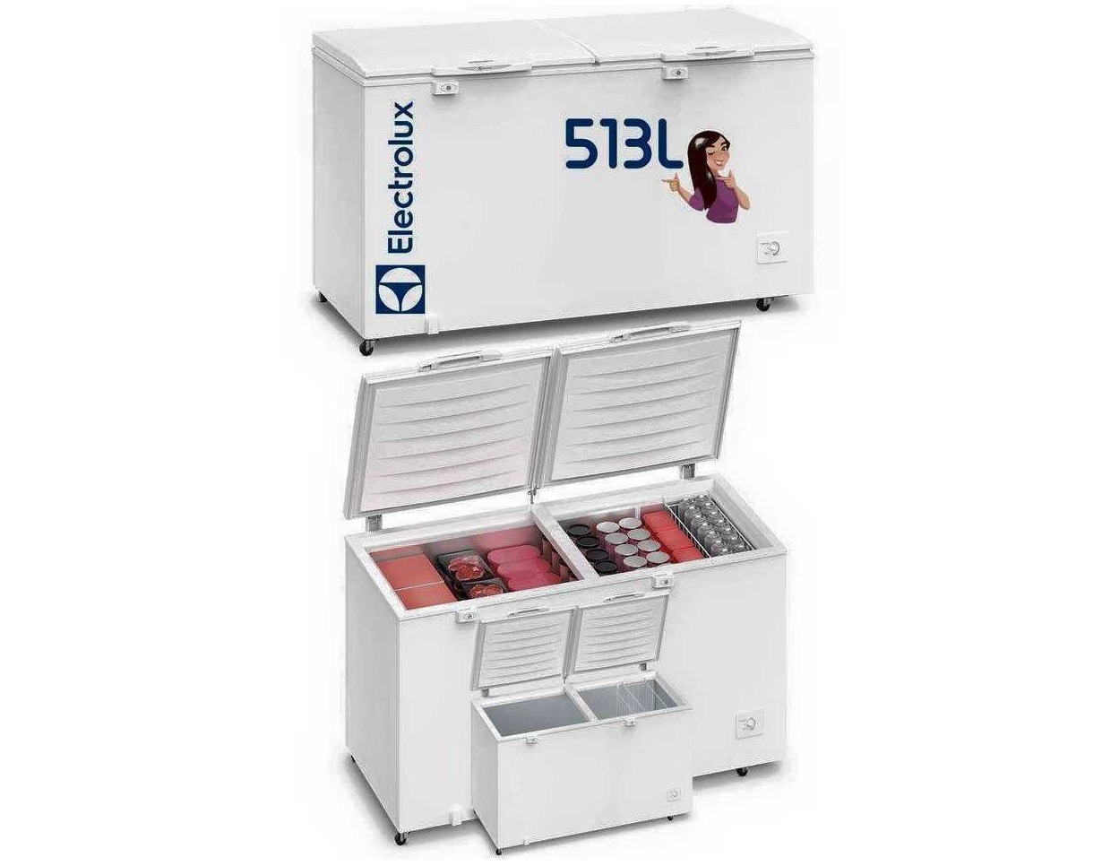 Freezer Horizontal Electrolux 513L (H550) na Submarino