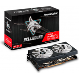 Placa de Vídeo PowerColor Hellhound Radeon RX 6600 XT 8GB GDDR6 FSR Ray Tracing AXRX 6600XT 8GBD6-3DHL/OC na Terabyte Shop
