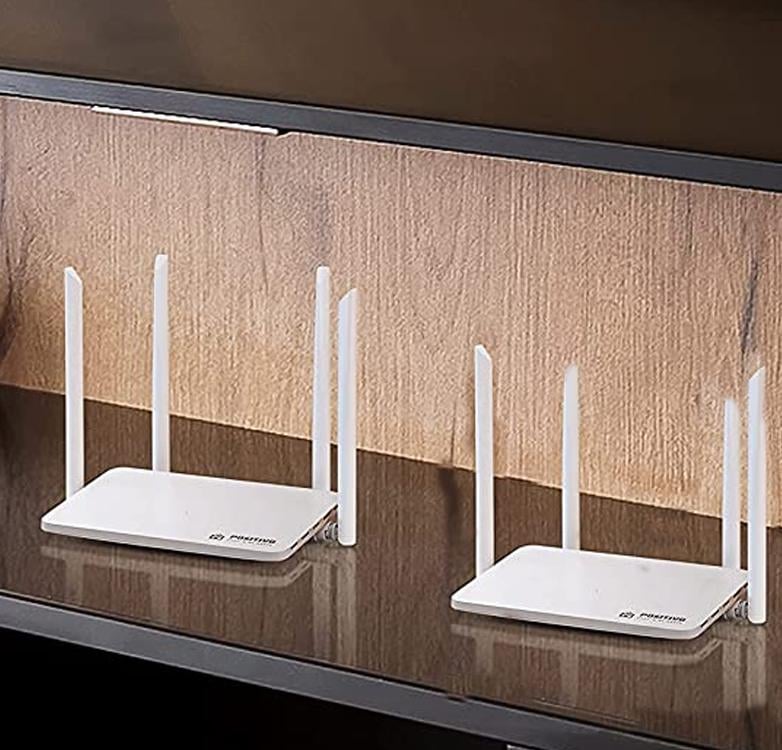 Kit Smart Roteador Mesh Wi-Fi Fast Positivo Casa Inteligente, cobertura de até 400 m², beamforming, suporta até 128 dispositivos, sem pontos cegos, Bivolt. na Amazon