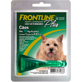 Antipulgas e Carrapatos Frontline Plus para Cães de até 10kg na Amazon