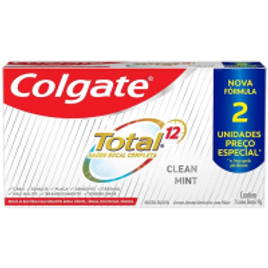 Creme Dental Colgate Total 12 Clean Mint 90g - 2 Unidades na Panvel Farmácias
