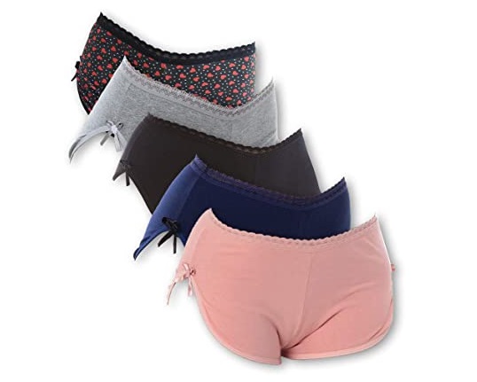 Kit com 5 Shortinhos Bombom Algodão Penteado na Amazon