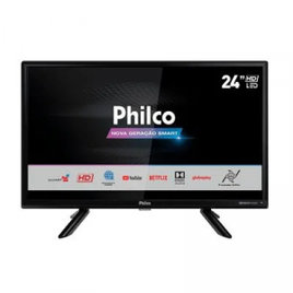 Smart TV Philco LED HD 24 Polegadas PTV24G50SN Preto Bivolt na Cartão Carrefour