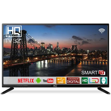 Smart TV LED 32″ HD HQ HQSTV32NP Netflix Youtube 2 HDMI 2 USB Wi-Fi na Magazine Luiza