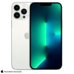 Apple iPhone 13 Pro Max 1TB iOS 5G Wi-Fi Tela 6.7” Câmera Tripla 12MP + Sensor LiDAR – Prateado na Americanas