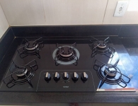 Cooktop 5 Bocas Consul Preto a Gás GLP – Facilite CD075 AE na Magazine Luiza