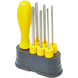 Jogo de Chaves de Fenda Tramontina com Pontas Intercambiáveis Conjunto de 6 Peças - 41110506 na Amazon