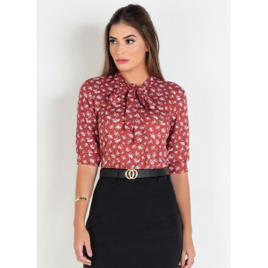 Blusa Floral Liberty Moda Evangélica - Rosalie na Posthaus