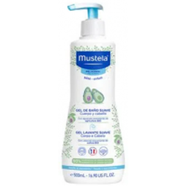 2 Unidades Gel Lavante Suave Mustela Bebê Corpo e Cabelo 500ml na Drogaria Araujo