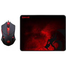 Combo Gamer Redragon Mouse Centrophorus M601 + Mouse Pad Gamer na Terabyte Shop