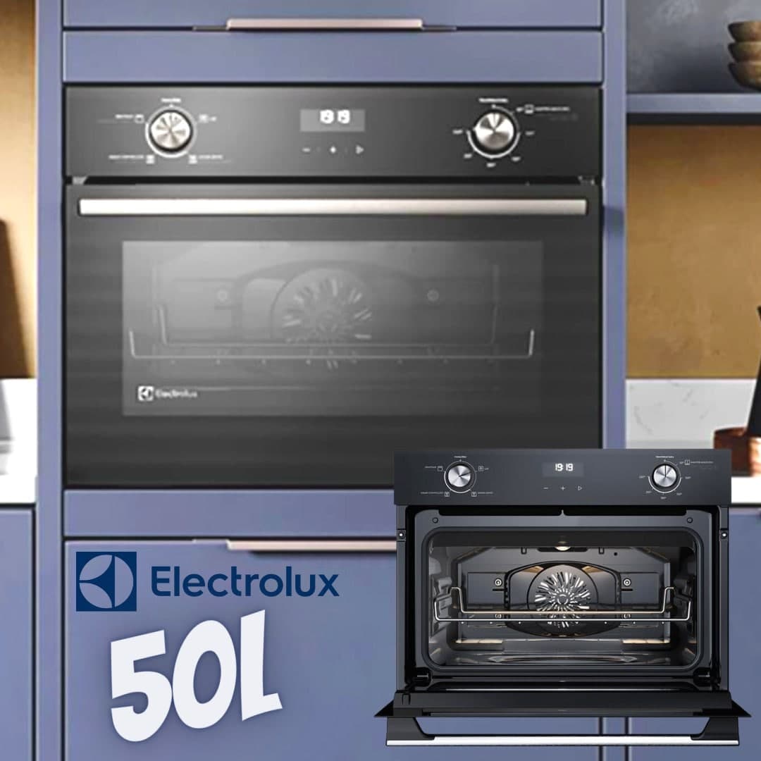 Forno de Embutir Elétrico Electrolux 50L Efficient com PerfectCook360 (OE4EH) na Shopclub