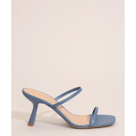 Tamanco Feminino Salto Sino Médio Tiras Finas Oneself na C&A