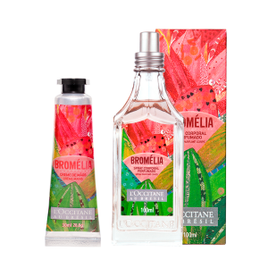 Rotina Spray Corporal 100ml e Hidratação Mãos Bromélia 30ml - L'Occitane na Loccitane Au Bresil