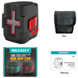 Nivelador Vertical Profissional Mileseey L62R na Aliexpress