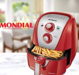 Fritadeira a Ar MONDIAL, Family Inox Red – 4L, 127V, 1500W – AFN-40-RI na Amazon