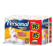 Papel Higienico Personal Folha Simples, Neutro, 30 metros, L16P15 – Compacto, Personal na Amazon