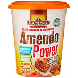 2 Unidades - Amendopower Pasta Amendoim Crunchy Granulado Zero 500G na Amazon