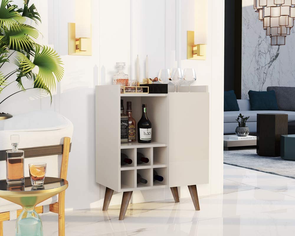 Aparador com Adega Moon – Off White – Mania de Móveis na Amazon