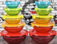 Conjunto de Tigelas de Vidro 10 Peças – Casambiente na Magazine Luiza