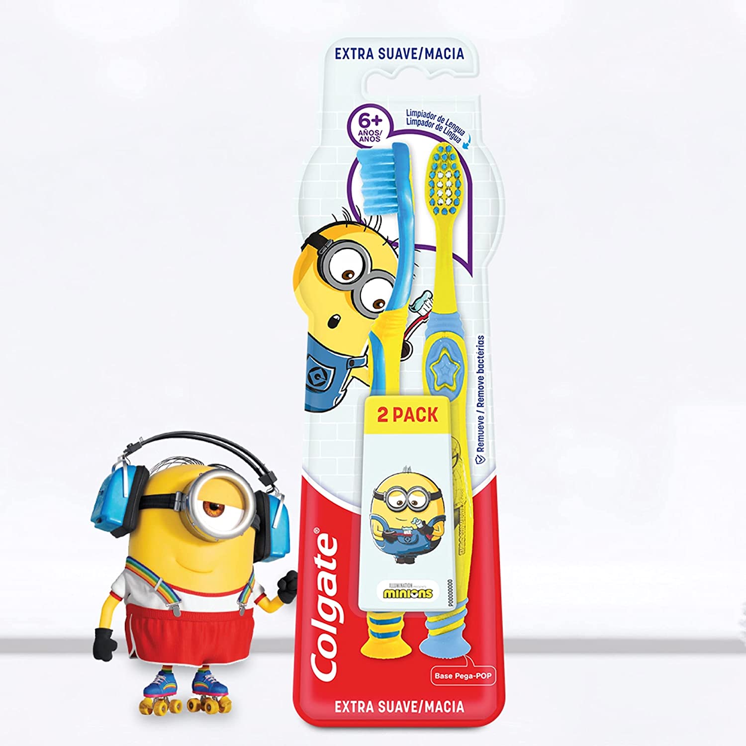 Escova Dental Colgate Smiles Minions 6+ Anos 2unid Promo c/ Desconto na Amazon