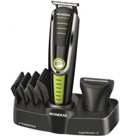Aparador de Pelos Mondial Super Groom-6 6 em 1 Bivolt BG-04 na KaBuM!