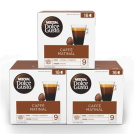 Combo de Cápsulas Dolce Gusto Caffè Matinal 16 Cápsulas - 3 Caixas na Casas Bahia