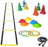 Kit Treino Agilidade Cones Escada Argolas De Circuito Corda na Amazon