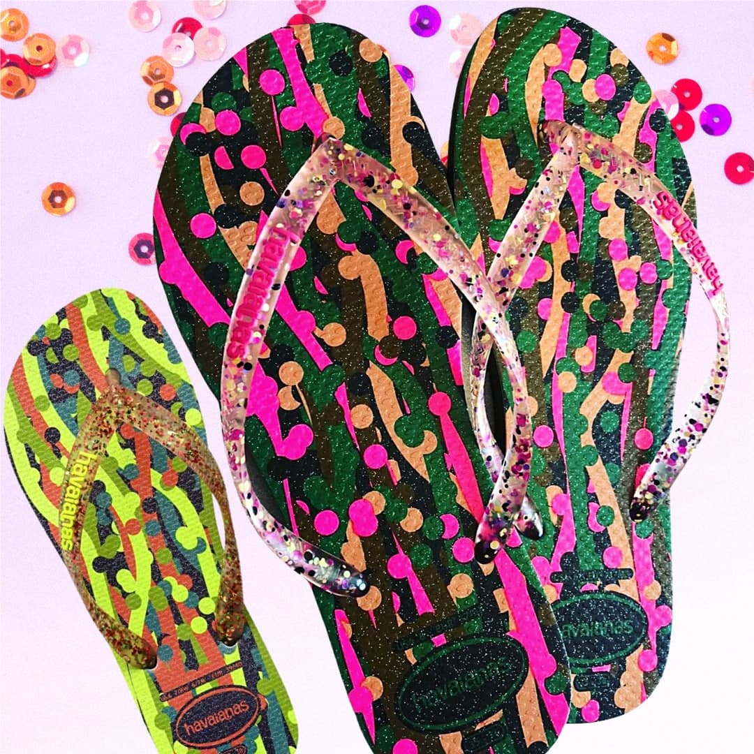 Chinelo Havaianas Slim Confete adulto-unissex na Amazon