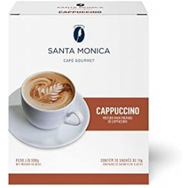 Cappuccino Monodose Cafe Santa Monica com 20 Unidades na Amazon