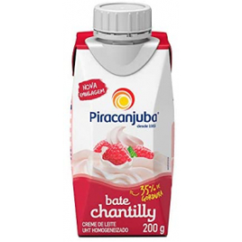 10 Unidades - Creme de Leite Bate Chantilly Piracanjuba 200g na Amazon
