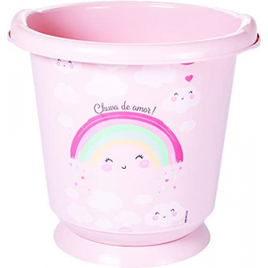 Banheira Sensitive Baby Princess 17,2L Plasútil Rosa na Amazon