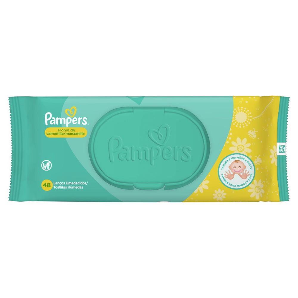 Lenços Umedecidos Pampers Aroma De Camomila – 48 lenços na Amazon